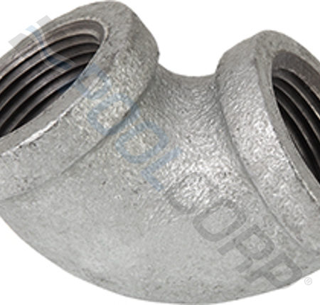 1.25" GALVANIZED 90^ ELBOW