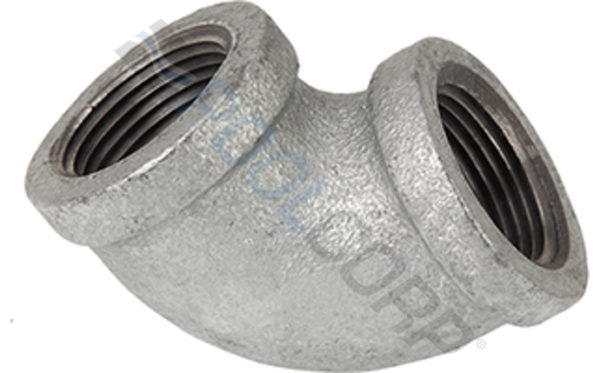 1.25" GALVANIZED 90^ ELBOW
