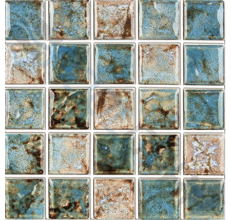 1x1 TURQUOISE BAROQUE STONE