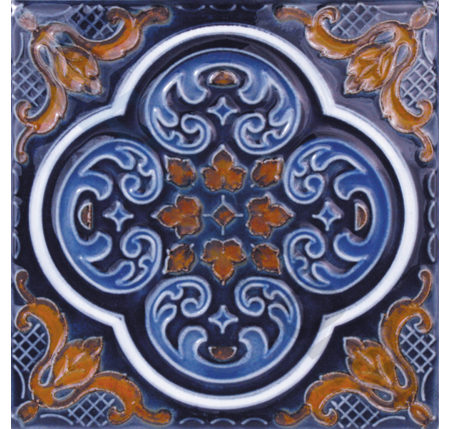 CASABLANCA COBALT RUST DECO