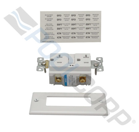 GFCI WHITE TAMPER RESISTANT