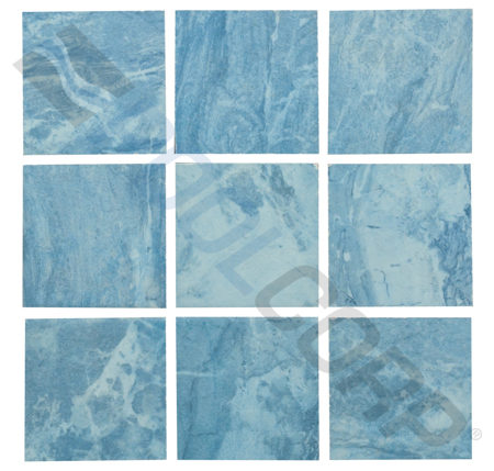 2x2 BARBADOS AQUA MOSAIC