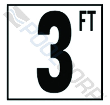 3 FT DEPTH MARKER