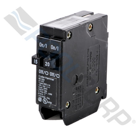 DUAL BREAKER 1 POLE 15/20 AMP