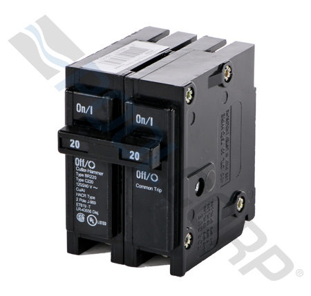 2 POLE CIRCUIT BREAKER 20 AMP