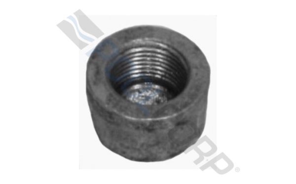 CAP GALVANIZED 1.5"