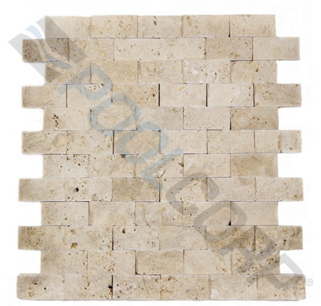 SPLIT FACE TRAVERTNE MOSAIC