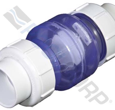 1.5" SWING CK VLV UNION CLR