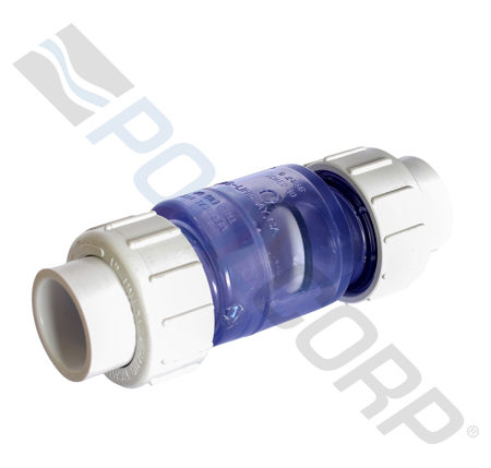1" SWING CK VALVE UNION CLR