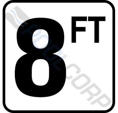 BW VINYL STICK-ON DEPTH MARKER