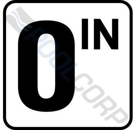 BW VINYL STICK-ON DEPTH MARKER