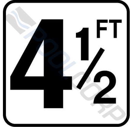 BW VINYL STICK-ON DEPTH MARKER