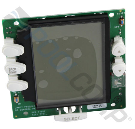 SUB-ASSY W/ WHT BUTTONS & LCD