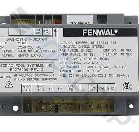 LEGACY LRZE IGNITION CONTROL