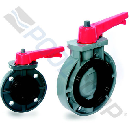 8" BFV PVC/EPDM LEVER HNDL