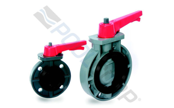 8" BFV PVC/EPDM LEVER HNDL