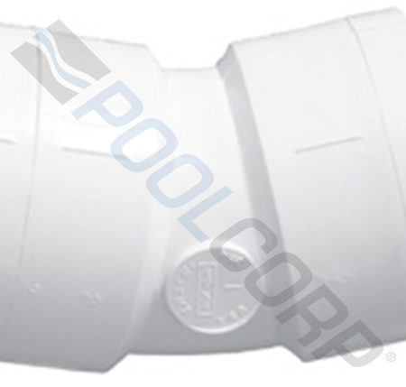 SCH40 PVC 22.5^ ELL