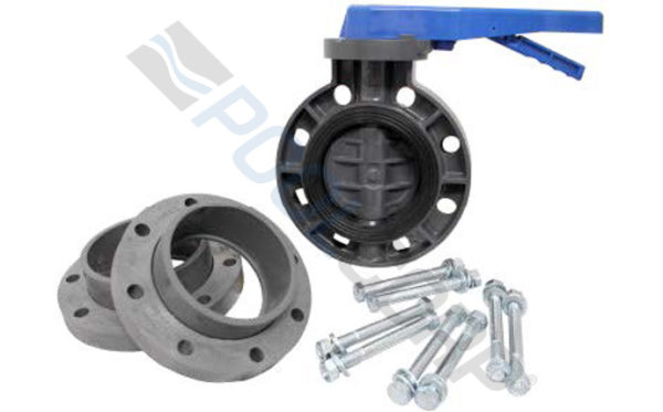 BFV & FLANGE KIT W/ ZINC BOLTS