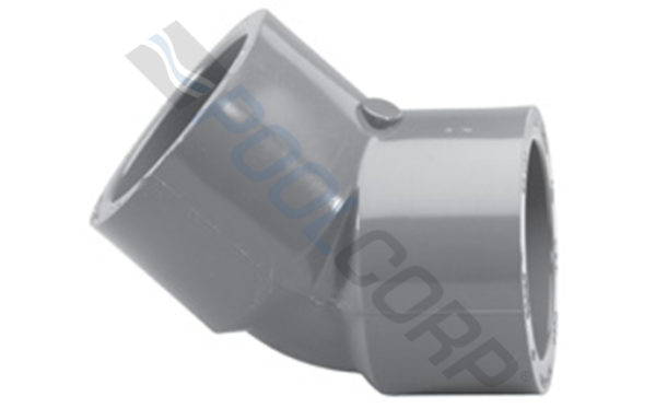 2.5" SLIP 45^ ELL SCH80