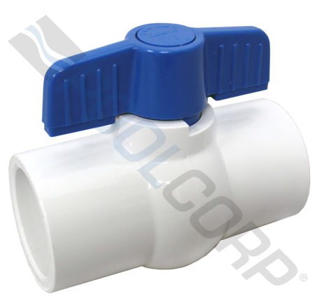 1.5"S PVC BALL VALVE SCH80