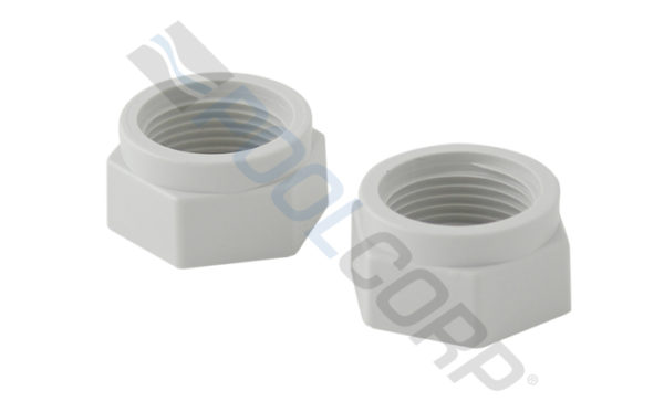 WHITE FEED HOSE MENDER NUT