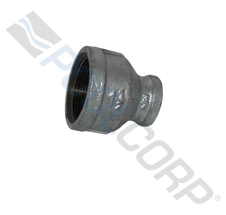 1.5"x.75" GALV MALL RED CPLG