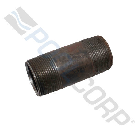 NIPPLE BLACK 1.5"X4"