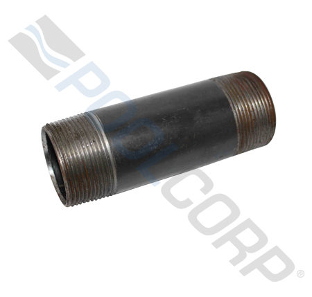 NIPPLE BLACK 1.5"X5"