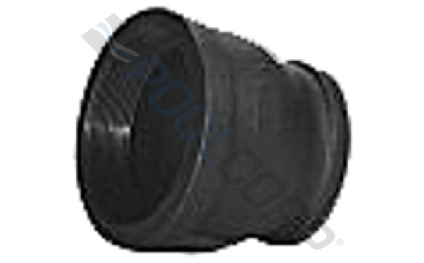 .75 X .5" BLACK MALL RED CPLG