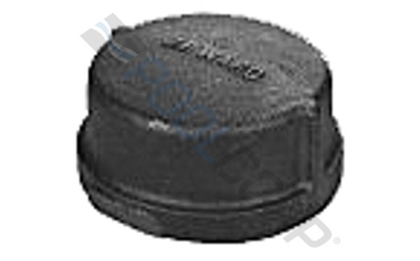1.5" BLACK MALL CAP
