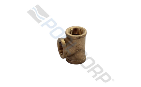.75" BRASS TEE 25/CS