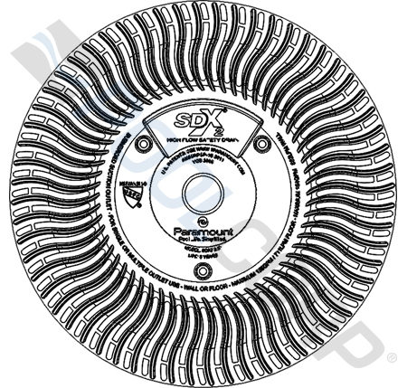 SDX2 SAFETY DRAIN F/ CONCRETE