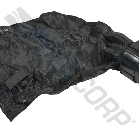 BLACK ZIPPERED ALL-PURPOSE BAG