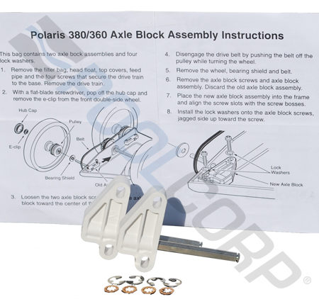 FRONT/REAR AXLE BLOCK KIT