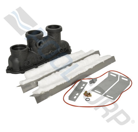 INLET/ OUTLET HEADER W/ GASKET