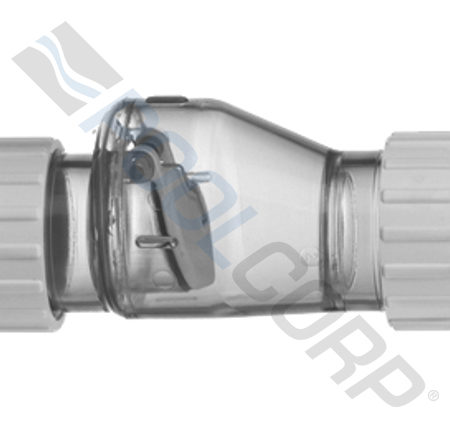 PVC CHECK VALVE W/ .5# SPRING