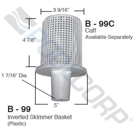 SKIMMER BASKET W/ CUFF