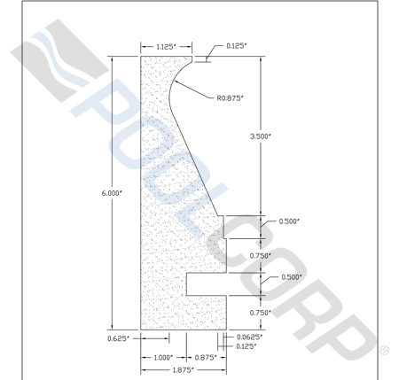 W/ TIE WIRE & WHITE TILE STRIP