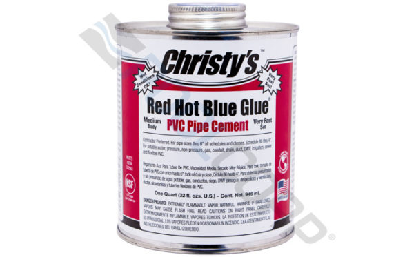 8OZ LOW VOC RED HOT BLUE GLUE