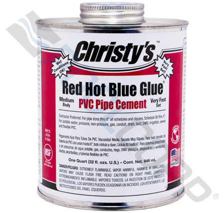 QT LOW VOC RED HOT BLUE GLUE